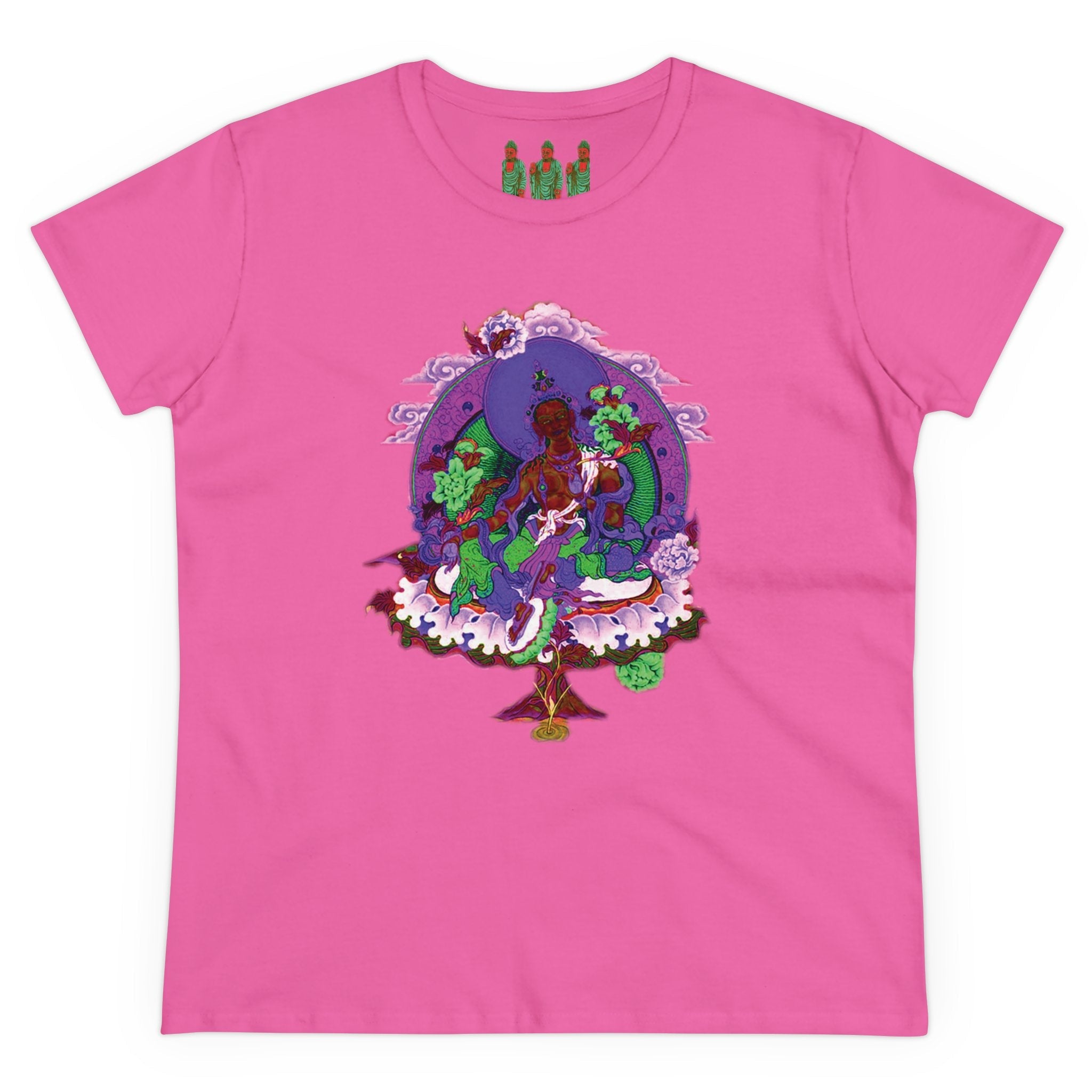 Buddha Pastel Sketch Women's Cotton Tee
