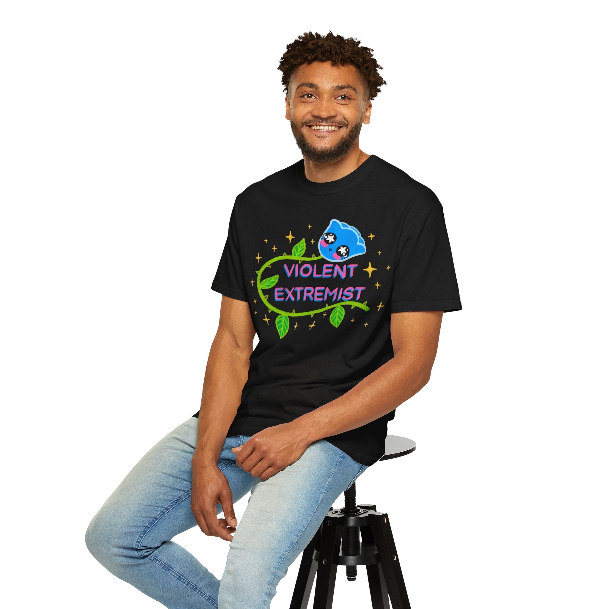 Trans Blue Rose Tee