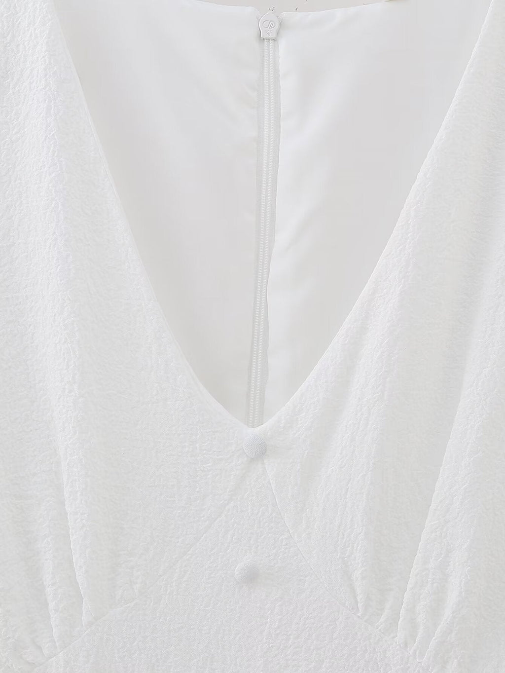Summer Hollow Out Cutout Embroidered Mid Length Ruffled Dress White Ruffled Women
