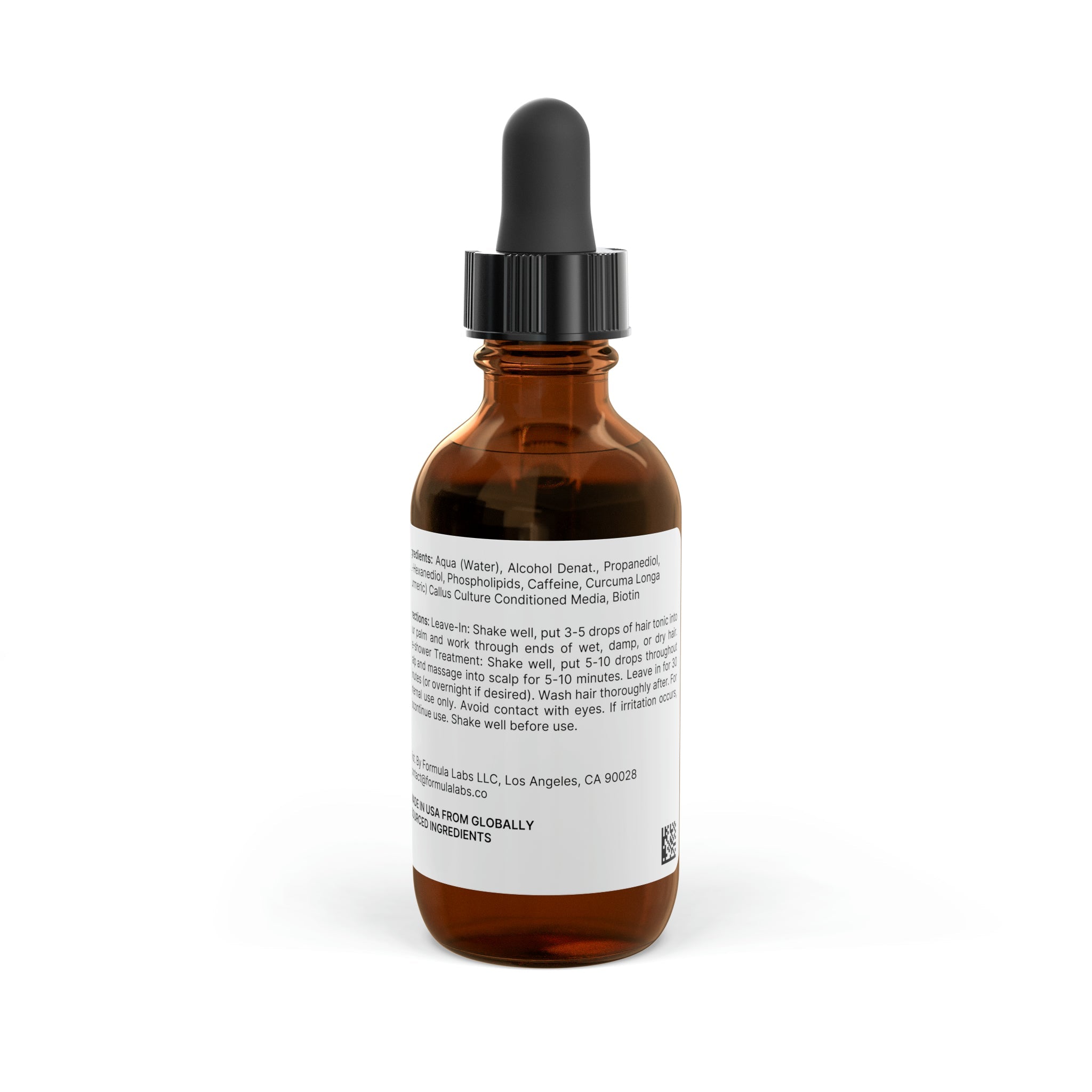 Biotin, Tumeric and Caffeine Hair Growth Tonic, 2oz Mermaid