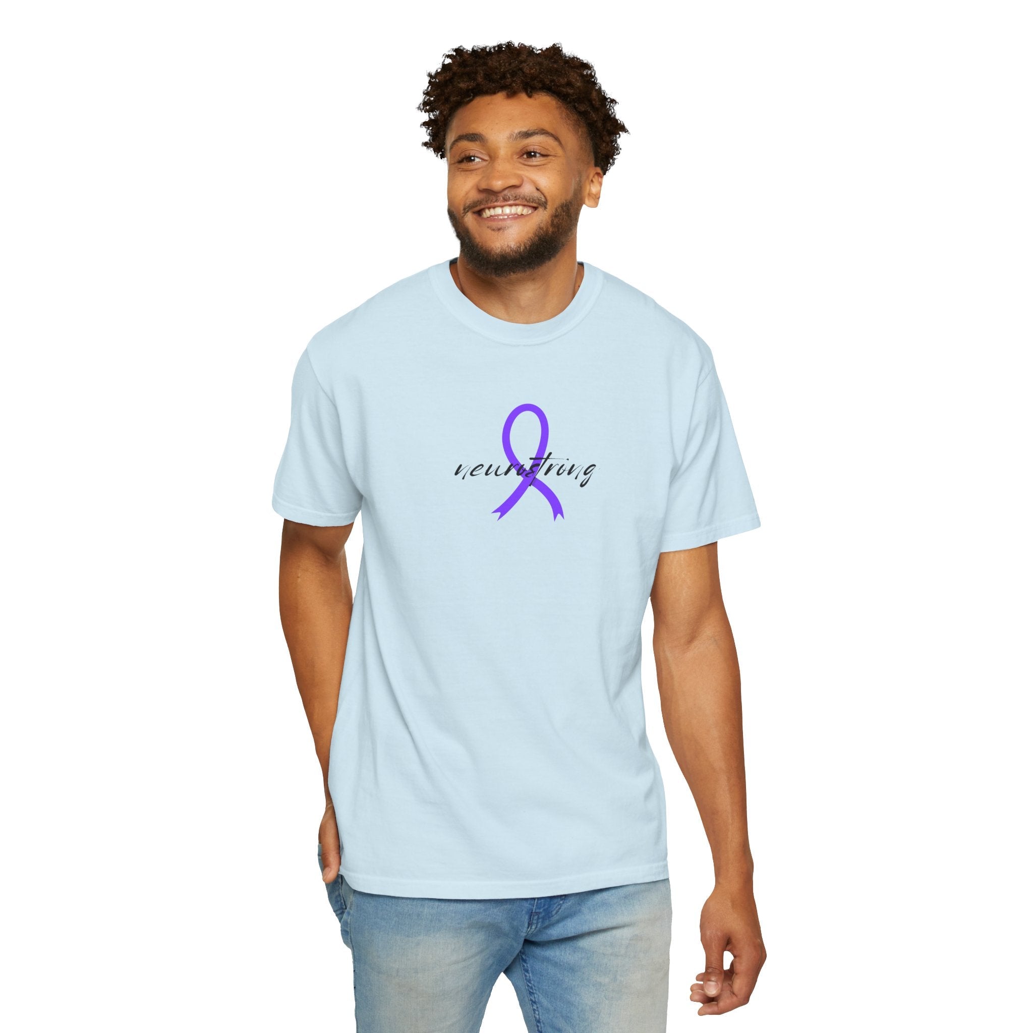 Neurostrong Epilepsy Awareness T-Shirt | Purple Ribbon Tee
