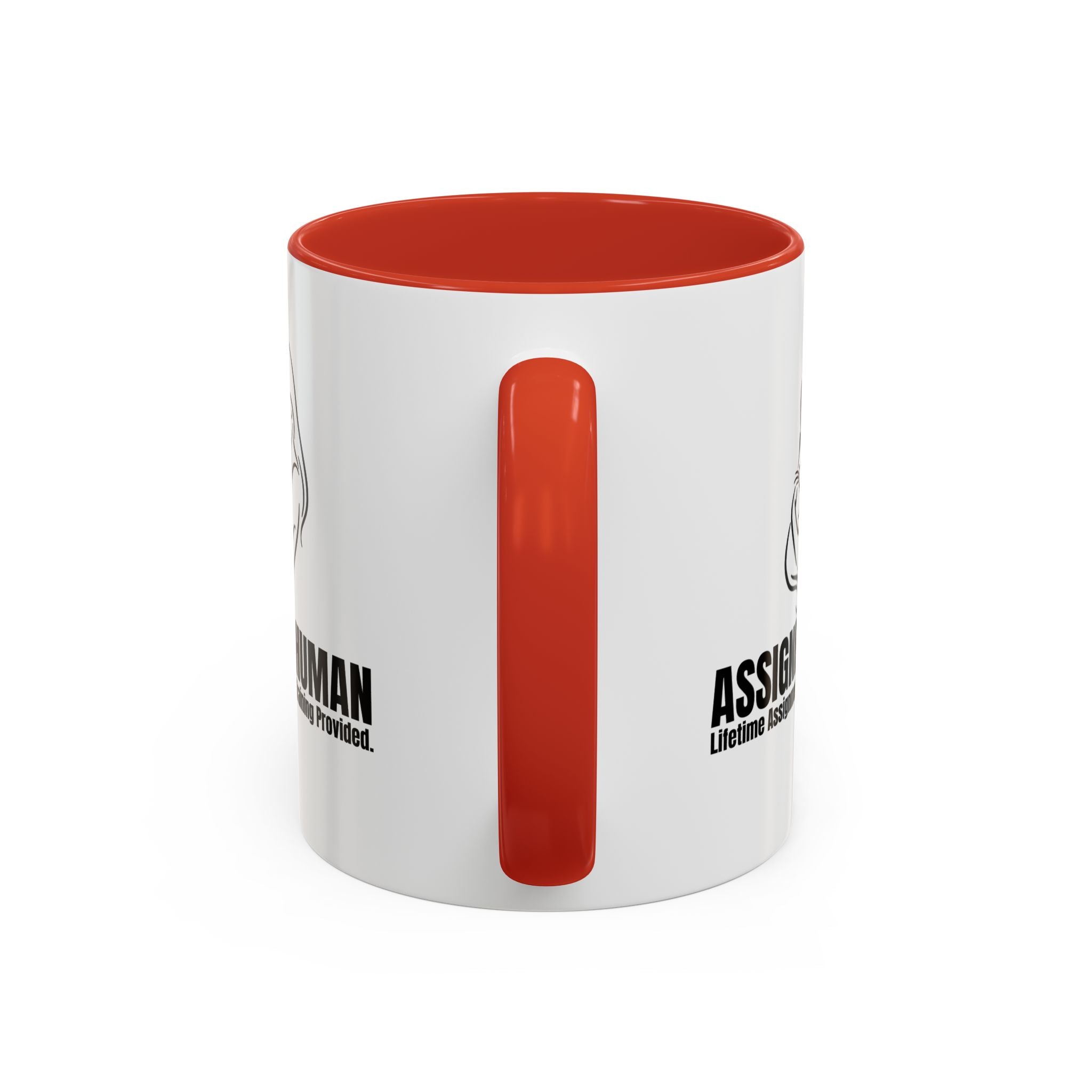 Assigned Human Mug – Lifetime Assignment Cat Coffee Cup