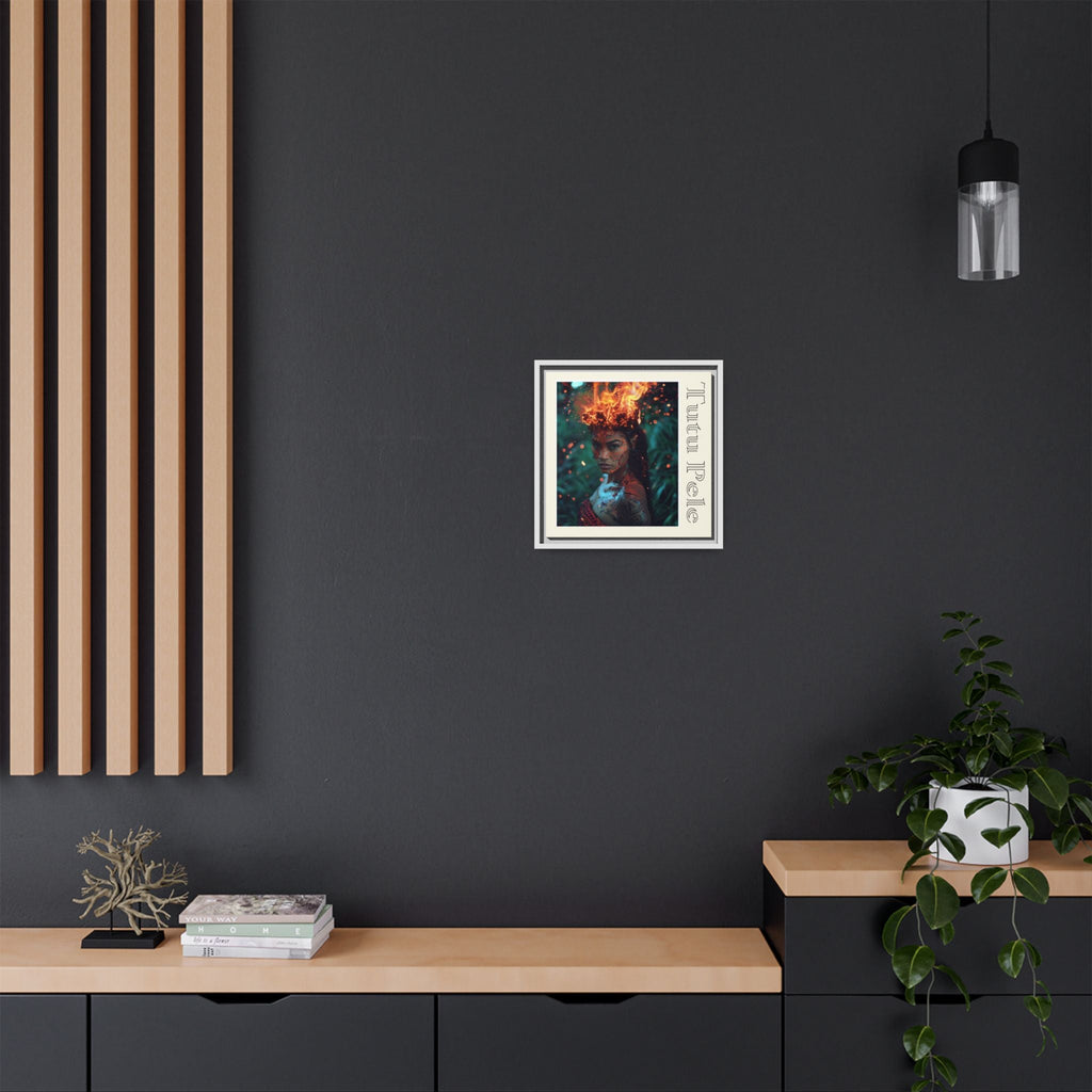 Tūtū Pele Aziza & Fae Matte Canvas Framed