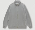 Autumn Winter Brand 350G Heavy Retro Washed Raglan Zipper Jacket Loose Fleece Jacket