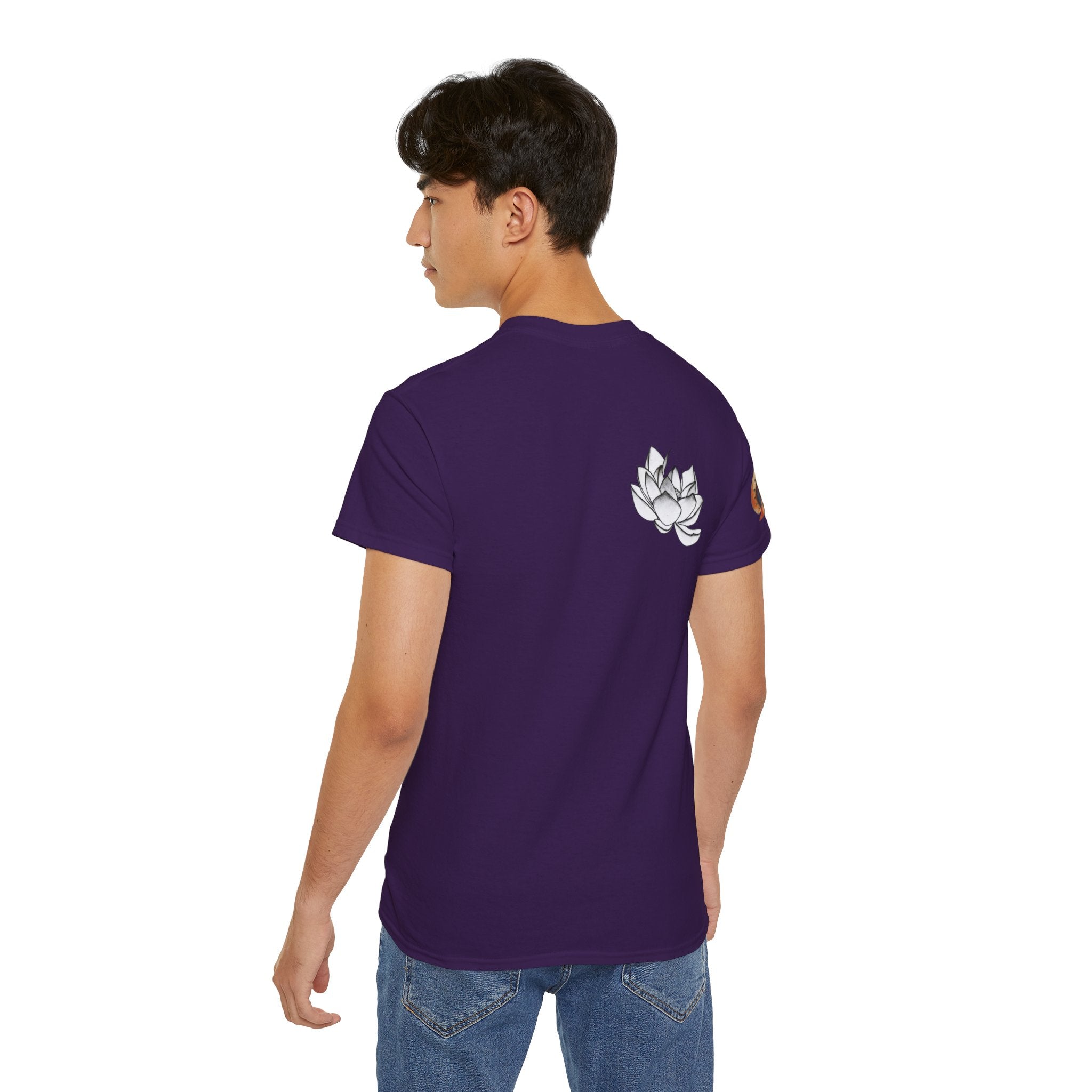 Fine Art Buddha Chalk Drawing Print Unisex Ultra Cotton Tee