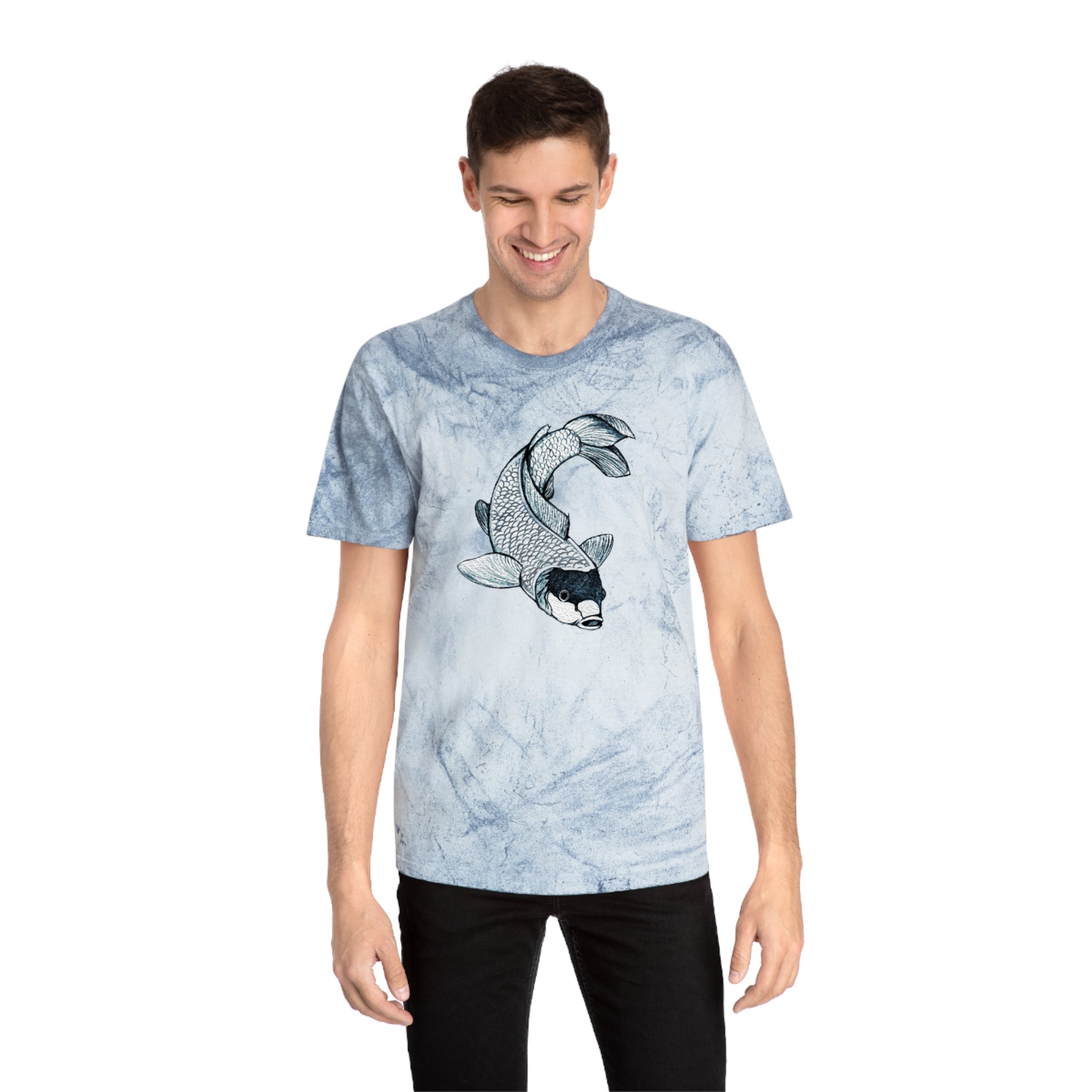 Japanese Koi Kanji Industrial Dye Premium T-Shirt