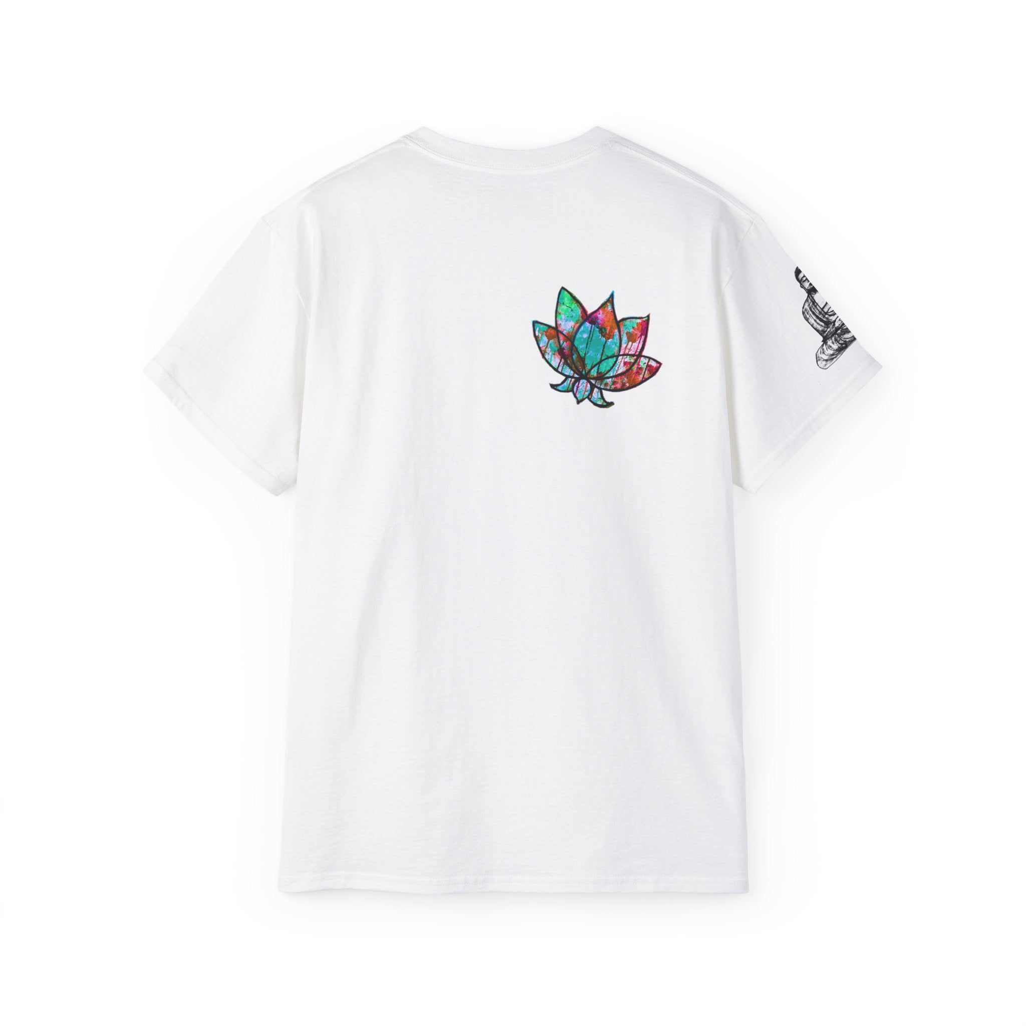 Fine Art Buddha Oil Paint Print Unisex Ultra Cotton Tee