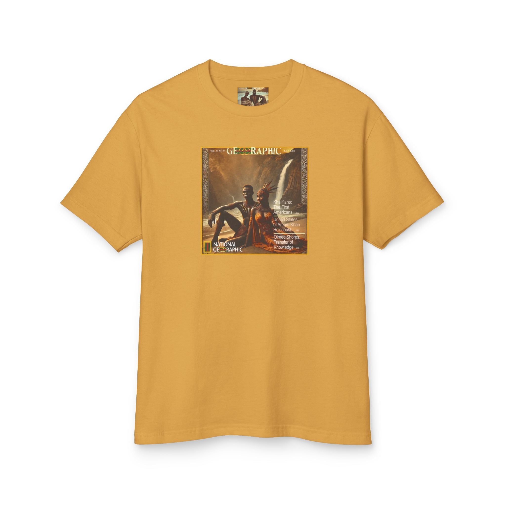 Choctaw Amaru Khan Aborigine Unisex Garment-Dyed Heavyweight Cotton Tee