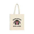 “Queer Books Save Lives!” Pride Book Tote