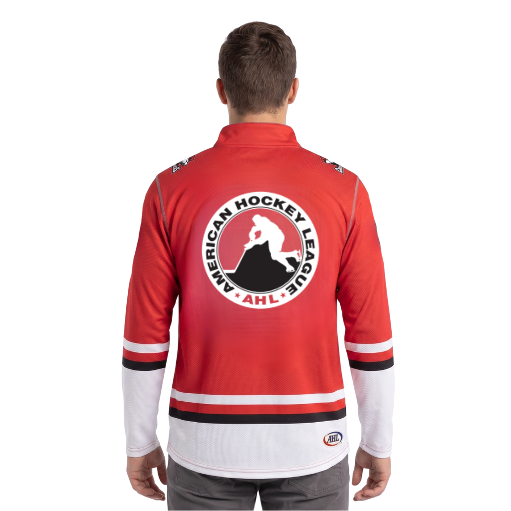 Charlotte Checkers AHL Licensed Replica Jersey Performance 1/4 Zip