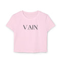 Vain Women's Trendy Crop Top, Stylish Fashion Top, Gift for Her, Summer Outfit, Casual Wear