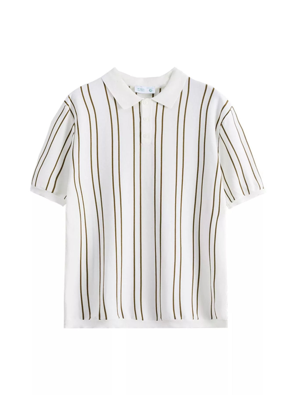 Men's Plus Size Striped Casual Fit Polo