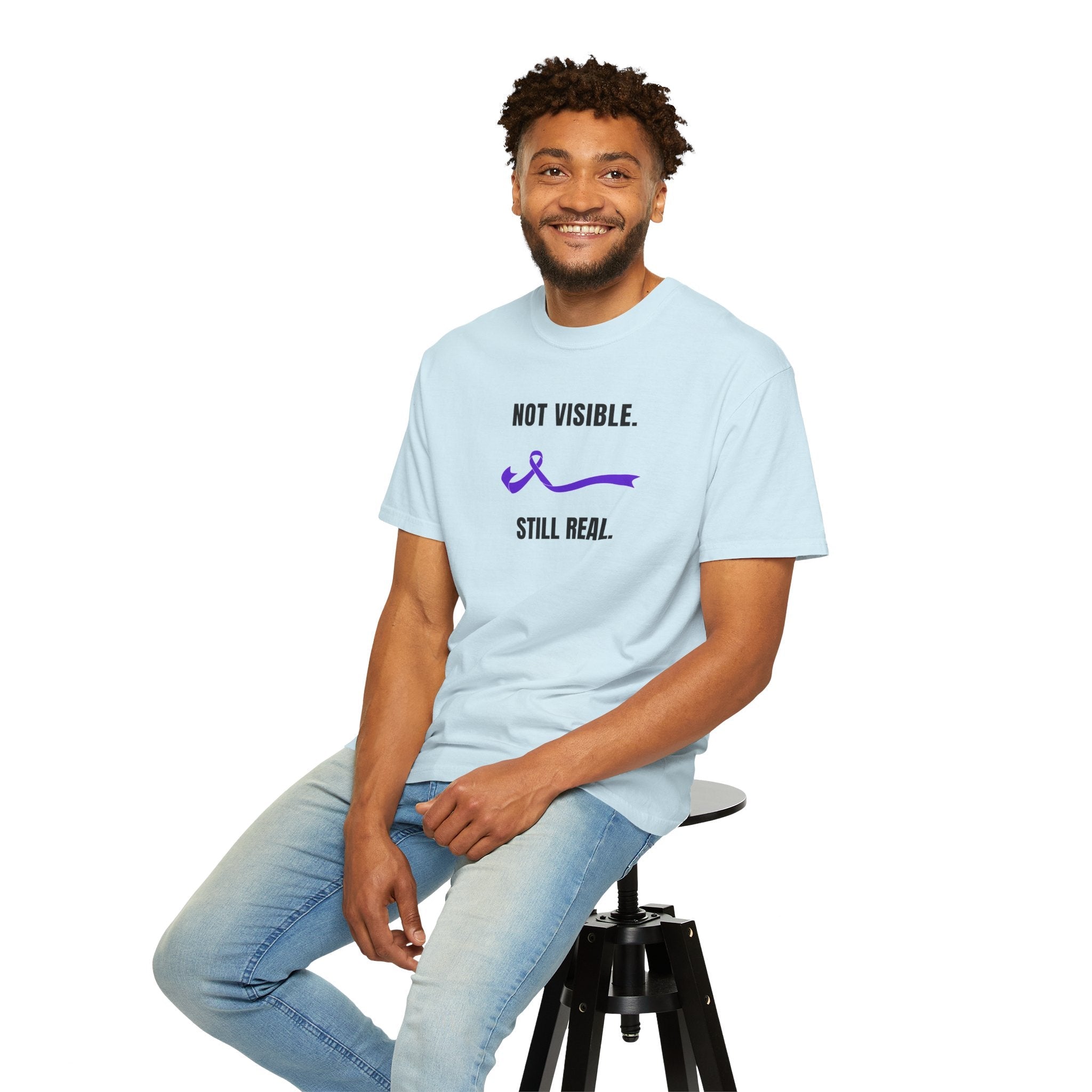 Not Visible. Still Real. T-Shirt – Epilepsy Awareness Apparel
