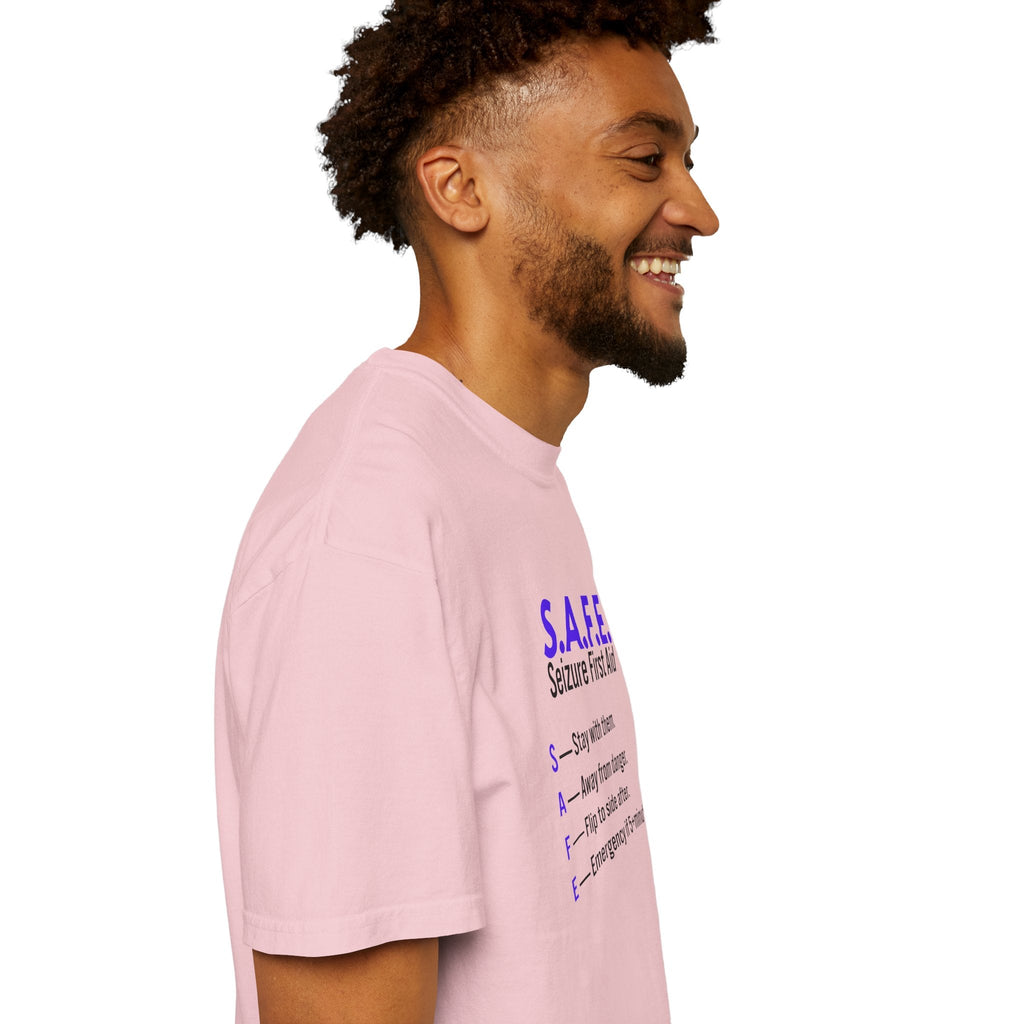 S.A.F.E. Seizure First Aid T-Shirt – Epilepsy Awareness Education Tee