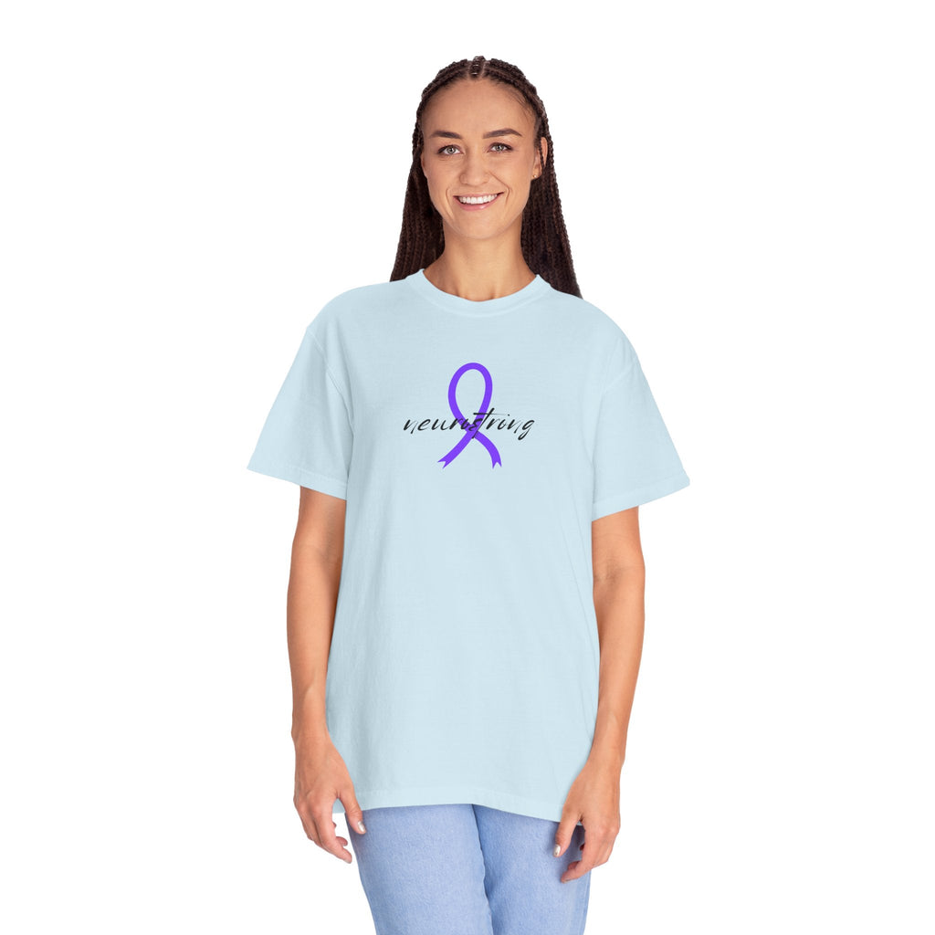 Neurostrong Epilepsy Awareness T-Shirt | Purple Ribbon Tee