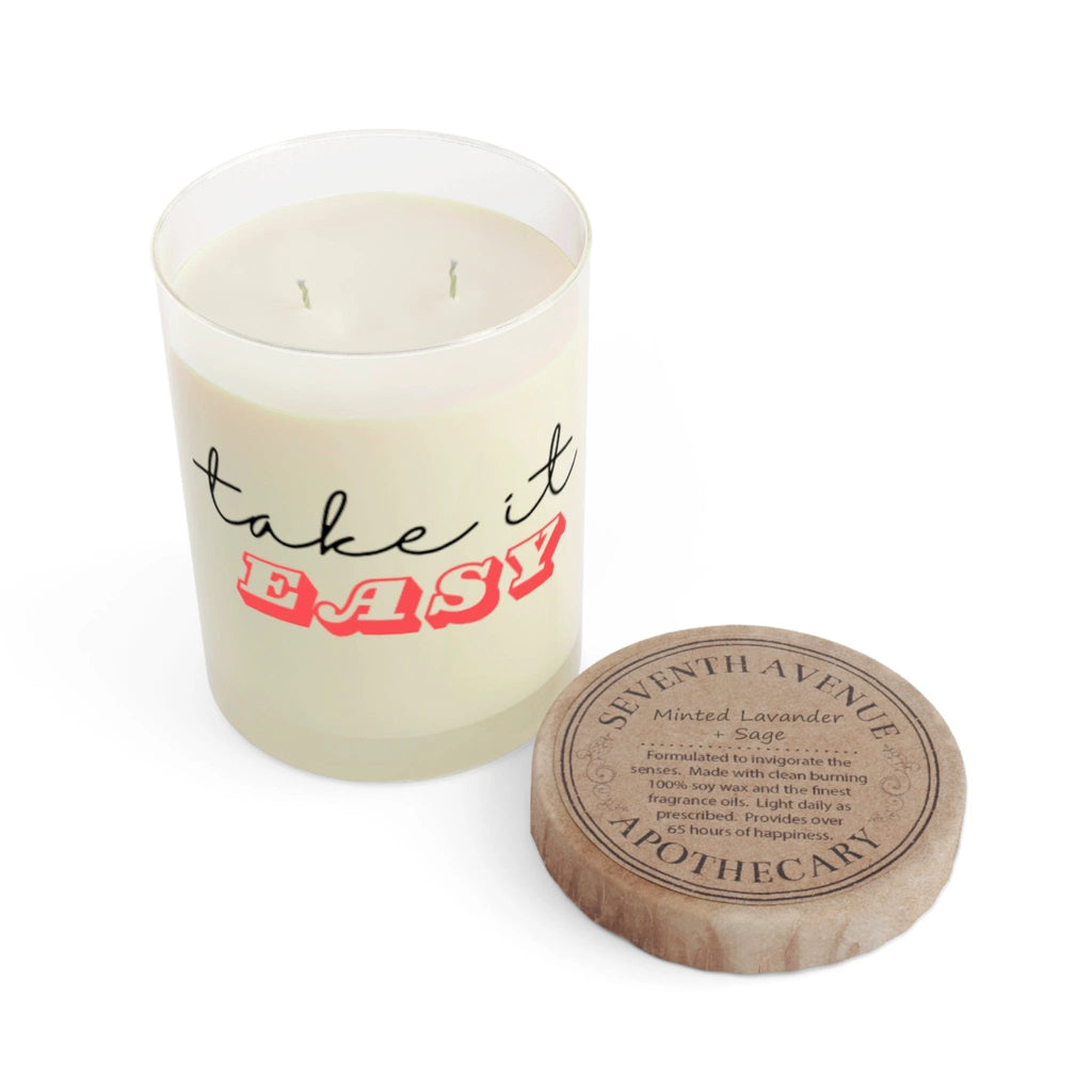 Take It Easy Scented Candle - Relaxing 11oz Aromatherapy