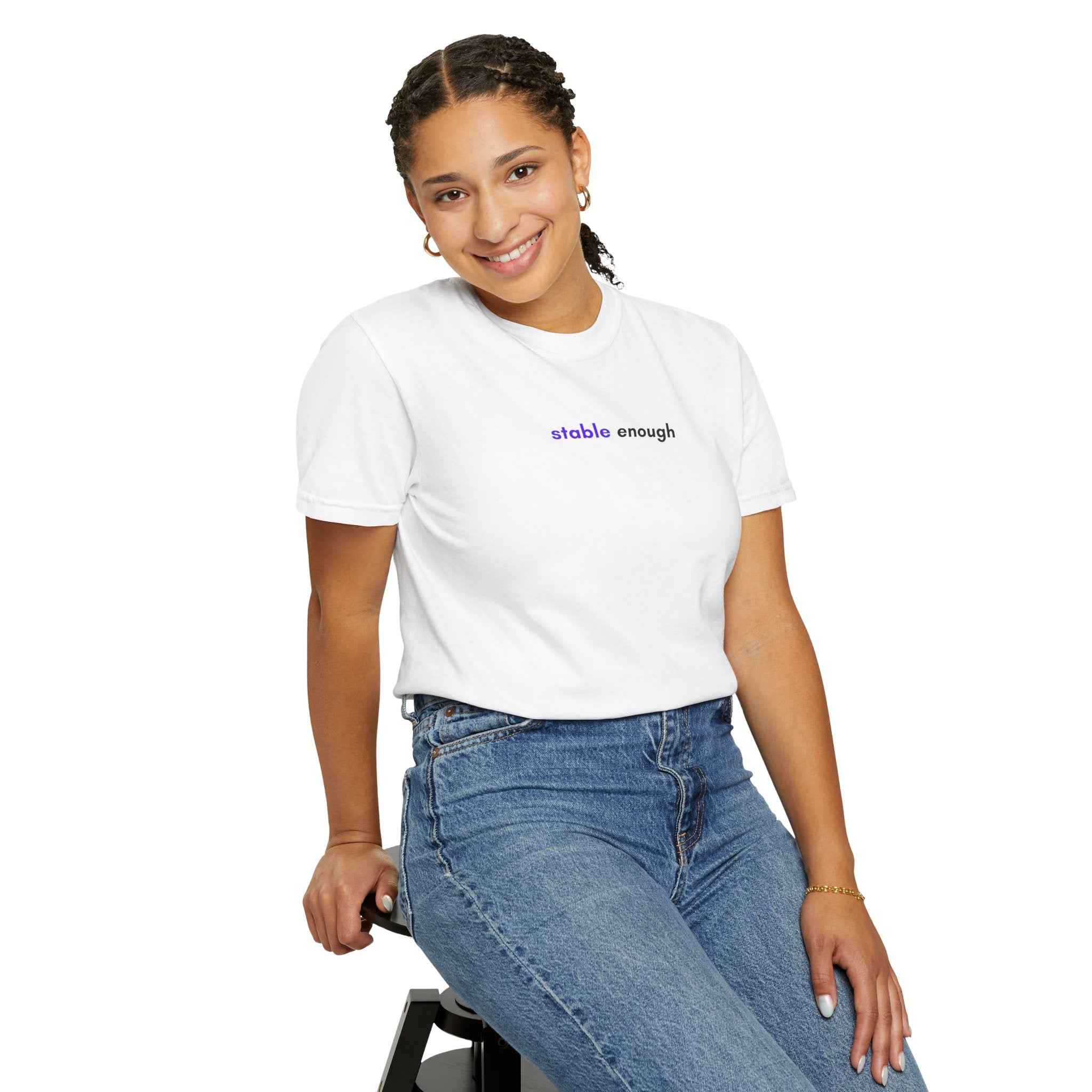 Stable Enough Epilepsy Awareness T-Shirt | Minimal Awareness Tee