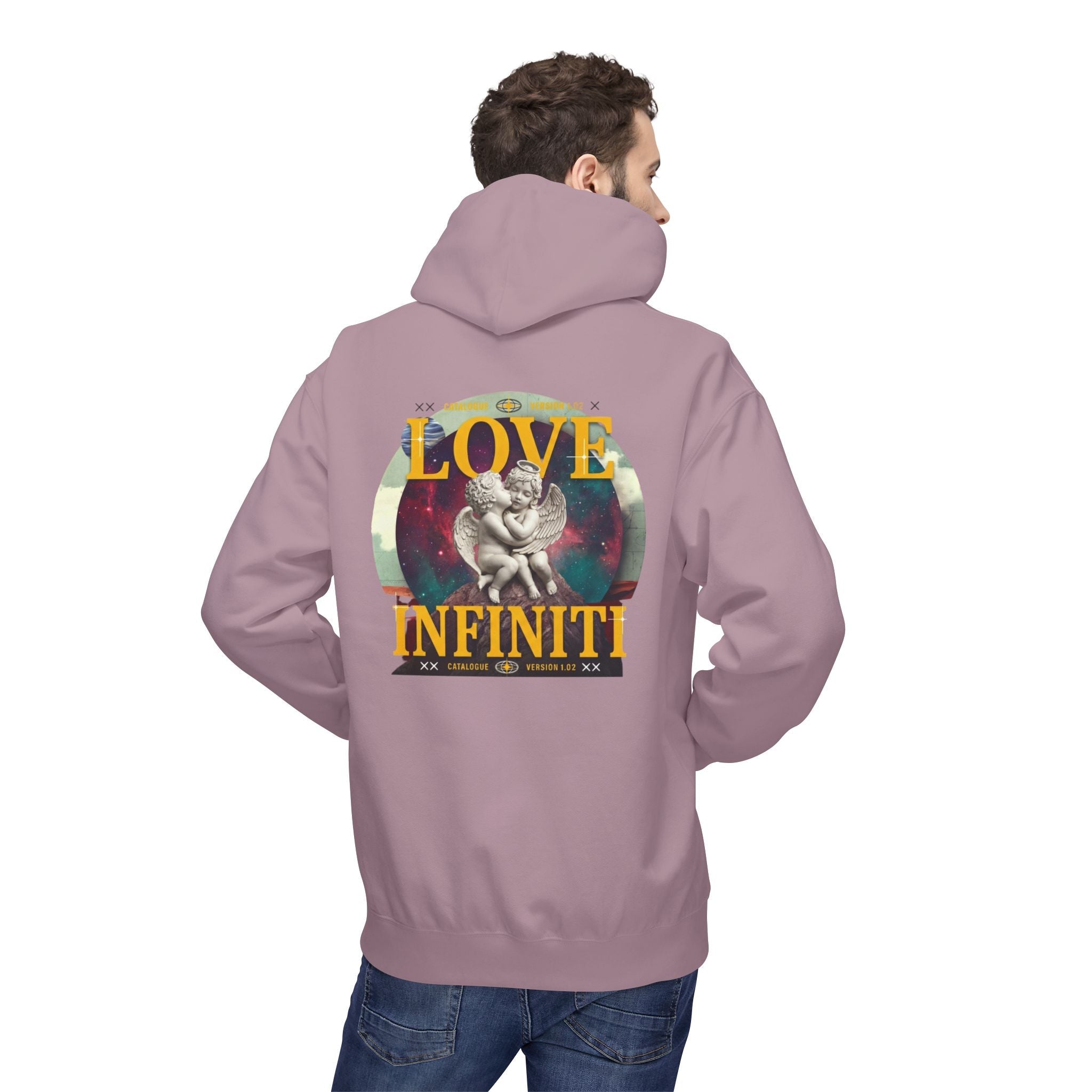 Celestial Love, Infiniti Unisex Couples Hoodie