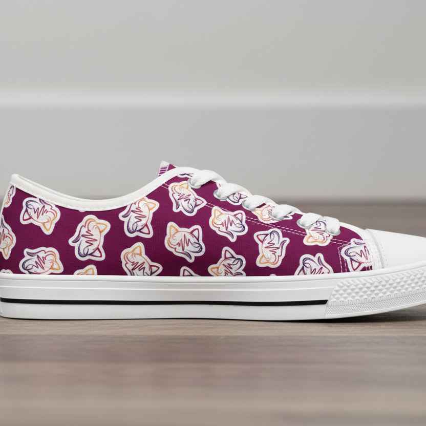 Neurostrong Stride Cat Women's Low-Top Sneakers