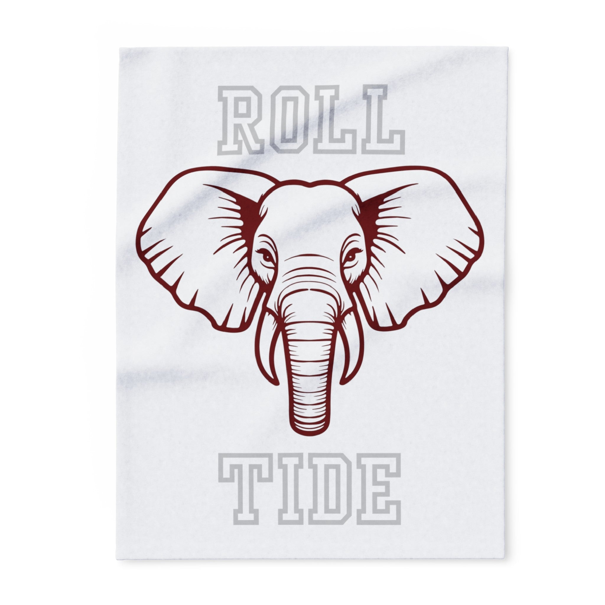 Roll Tide Blanket White