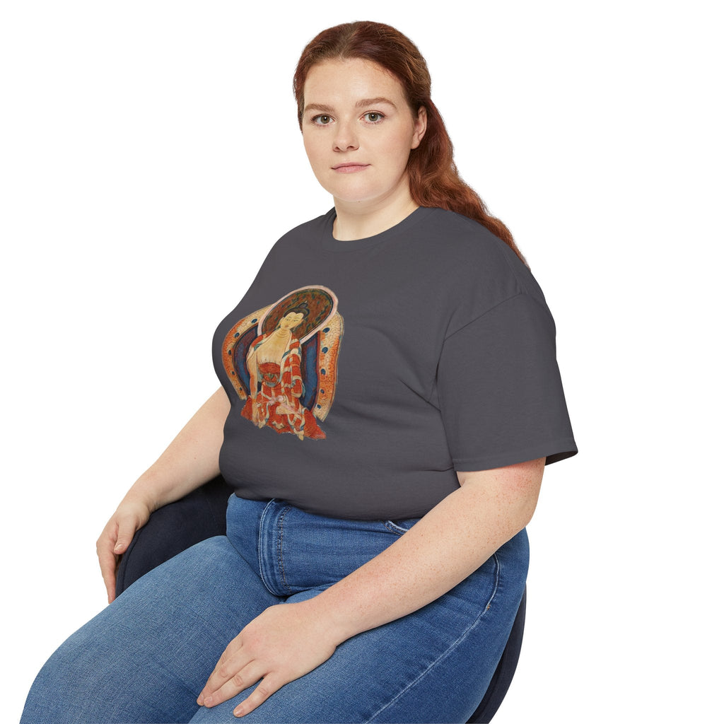 Fine Art Buddha Oil Paint Print Unisex Ultra Cotton Tee