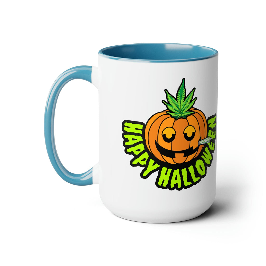 Happy Halloween Pumpkin Stoner 15oz Coffee Mug