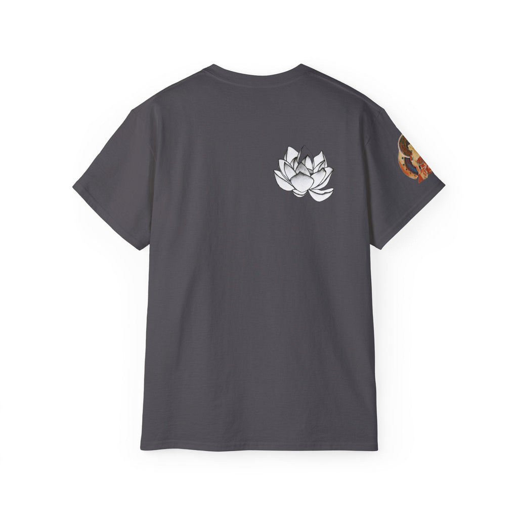 Fine Art Buddha Chalk Drawing Print Unisex Ultra Cotton Tee