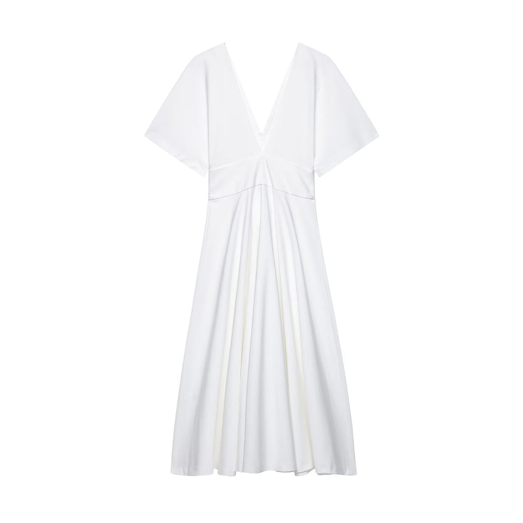 Spring Women Clothing Niche All Matching Slim Fit Slimming Casual Dress