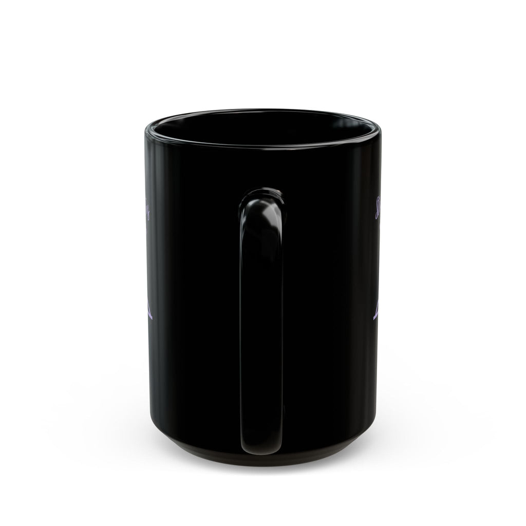 “Waves of Strength” Black Awareness Mug – 11oz & 15oz
