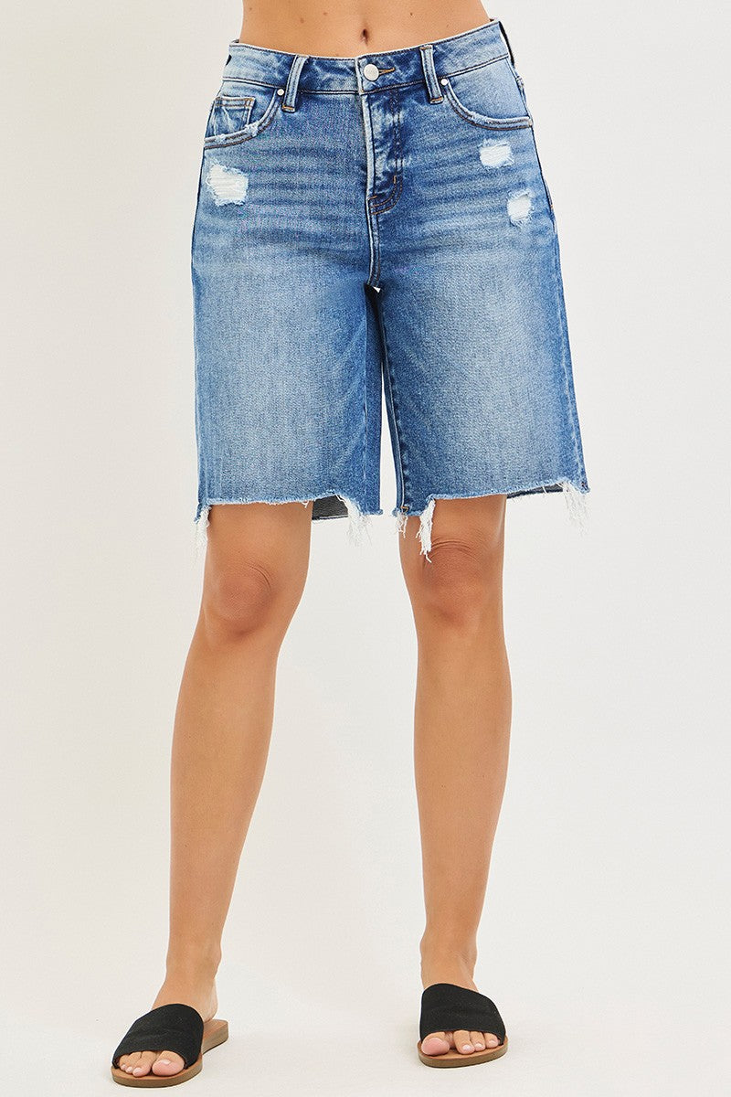 RISEN Tummy Control Slouchy Bermuda Shorts