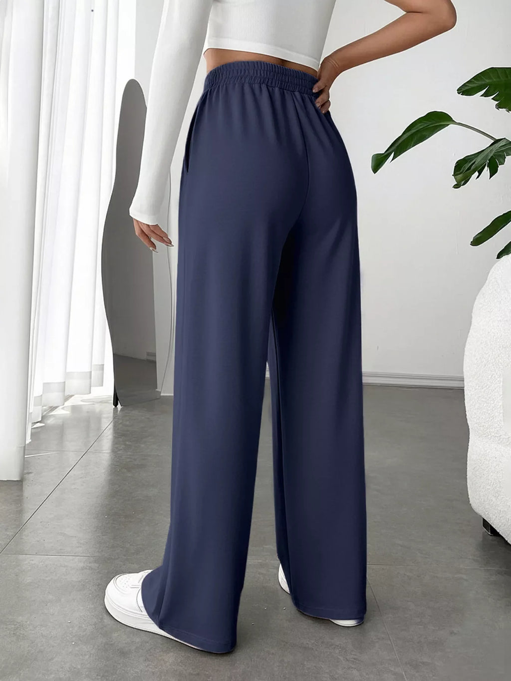 Wide Leg High Waist Pants for All