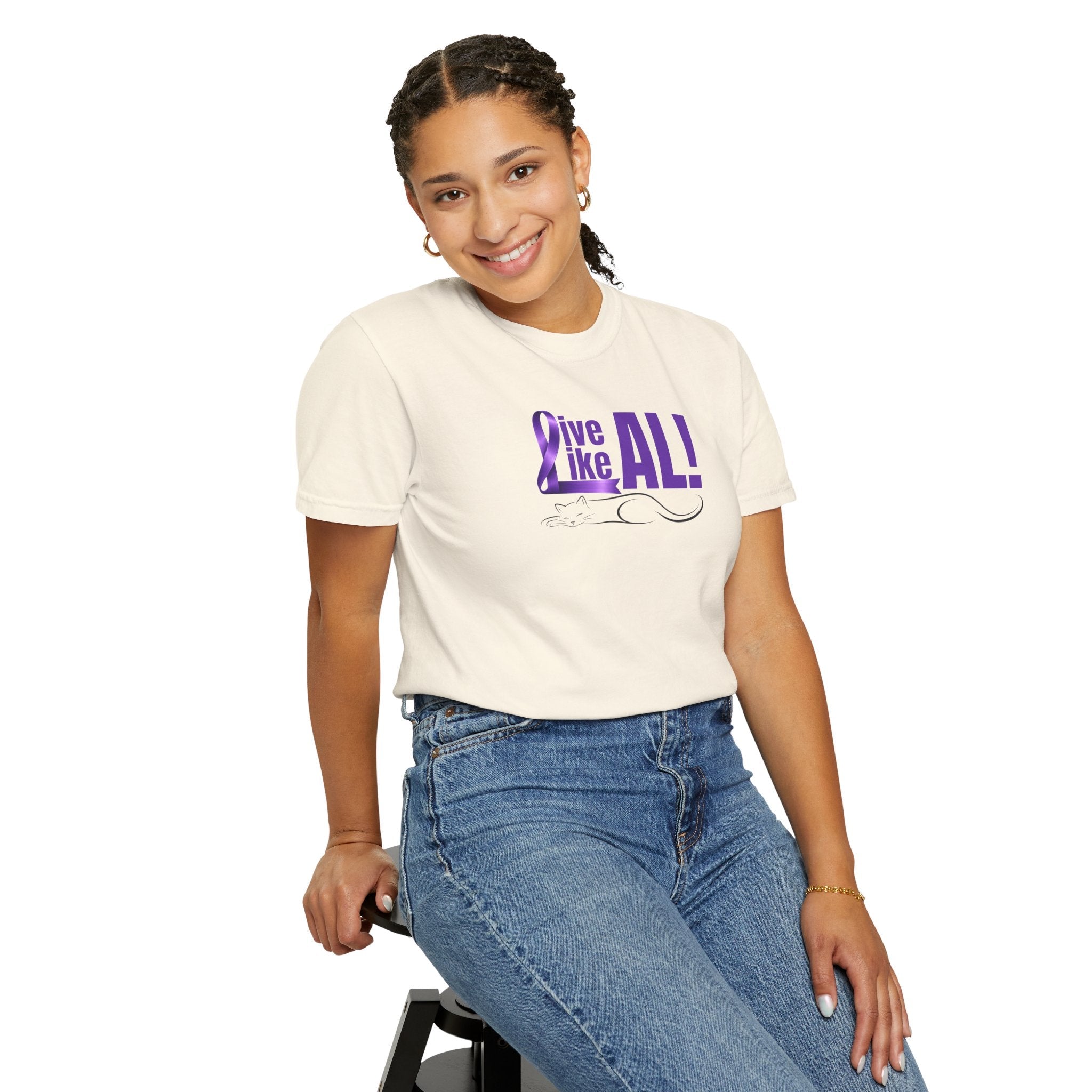 Live Like AL T-Shirt – Epilepsy Awareness Cat Tee