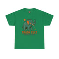 Trash Cult Elephant Unisex Heavy Cotton Tee, Eco-Friendly Shirt, Cool Casual Tee, Gift for Animal Lovers, Vintage Style T-Shirt