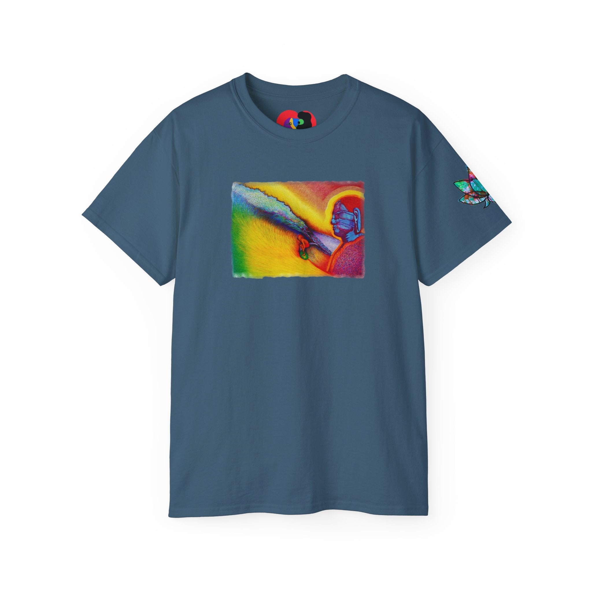 Surf is My Buddha Tablet Print Unisex Ultra Cotton Tee