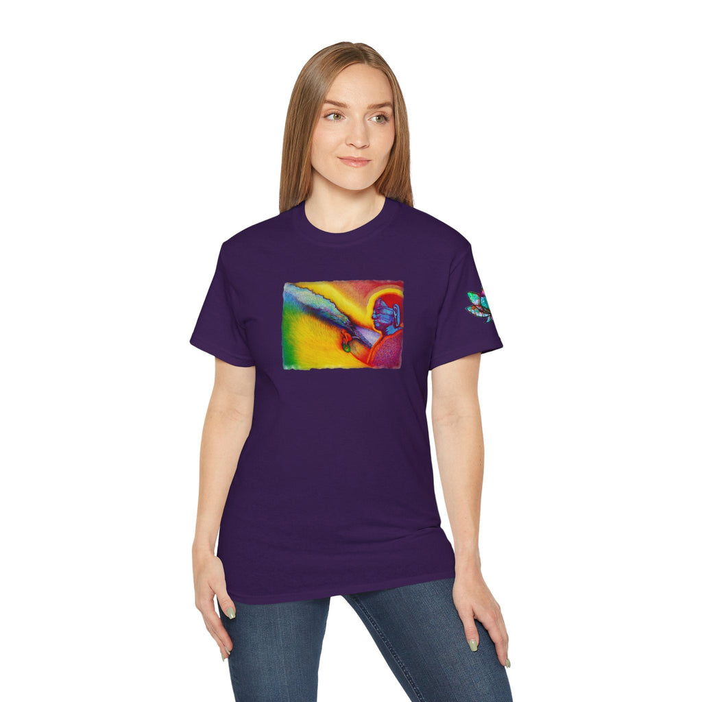 Surf is My Buddha Tablet Print Unisex Ultra Cotton Tee