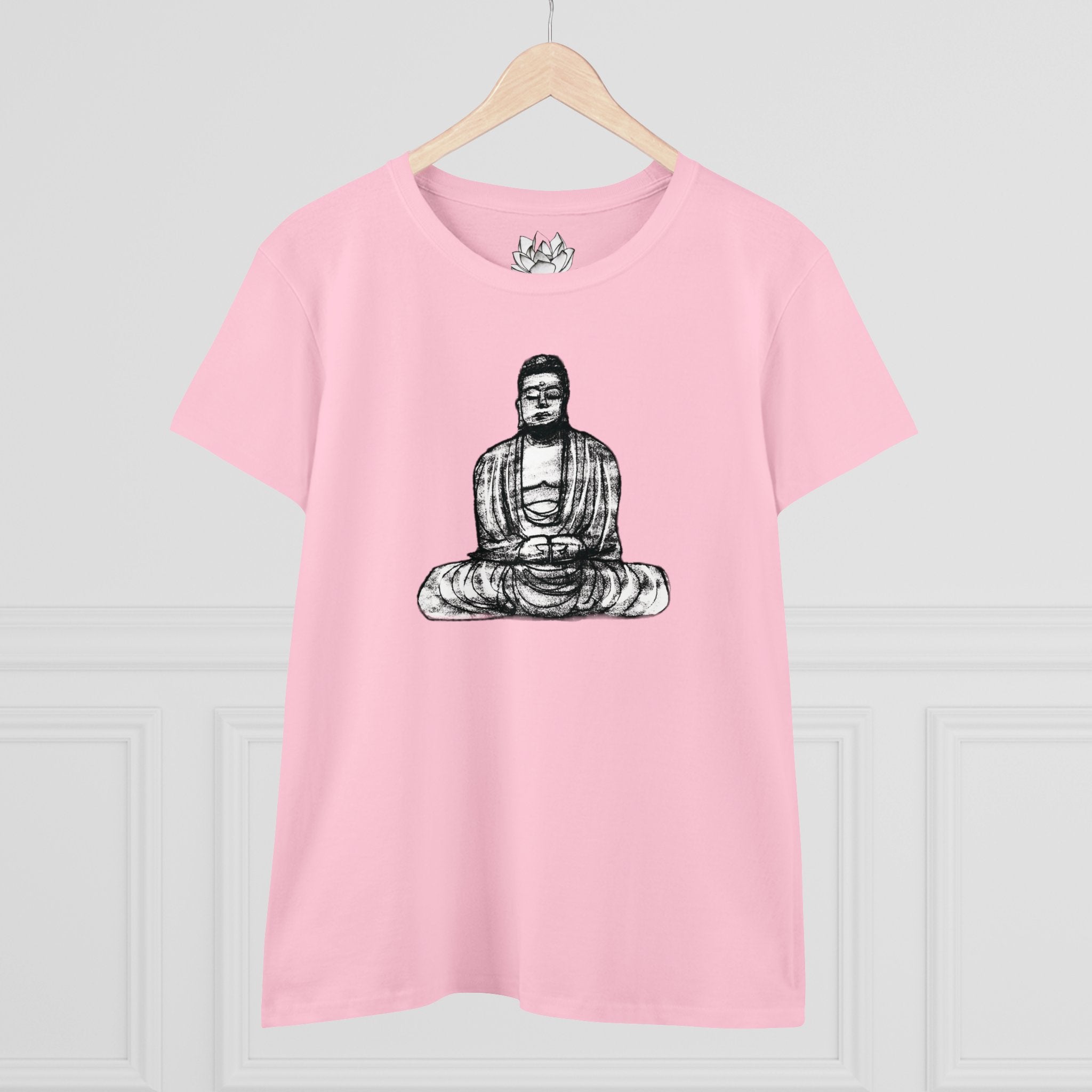 Buddha Sketch Women's Cotton Tee