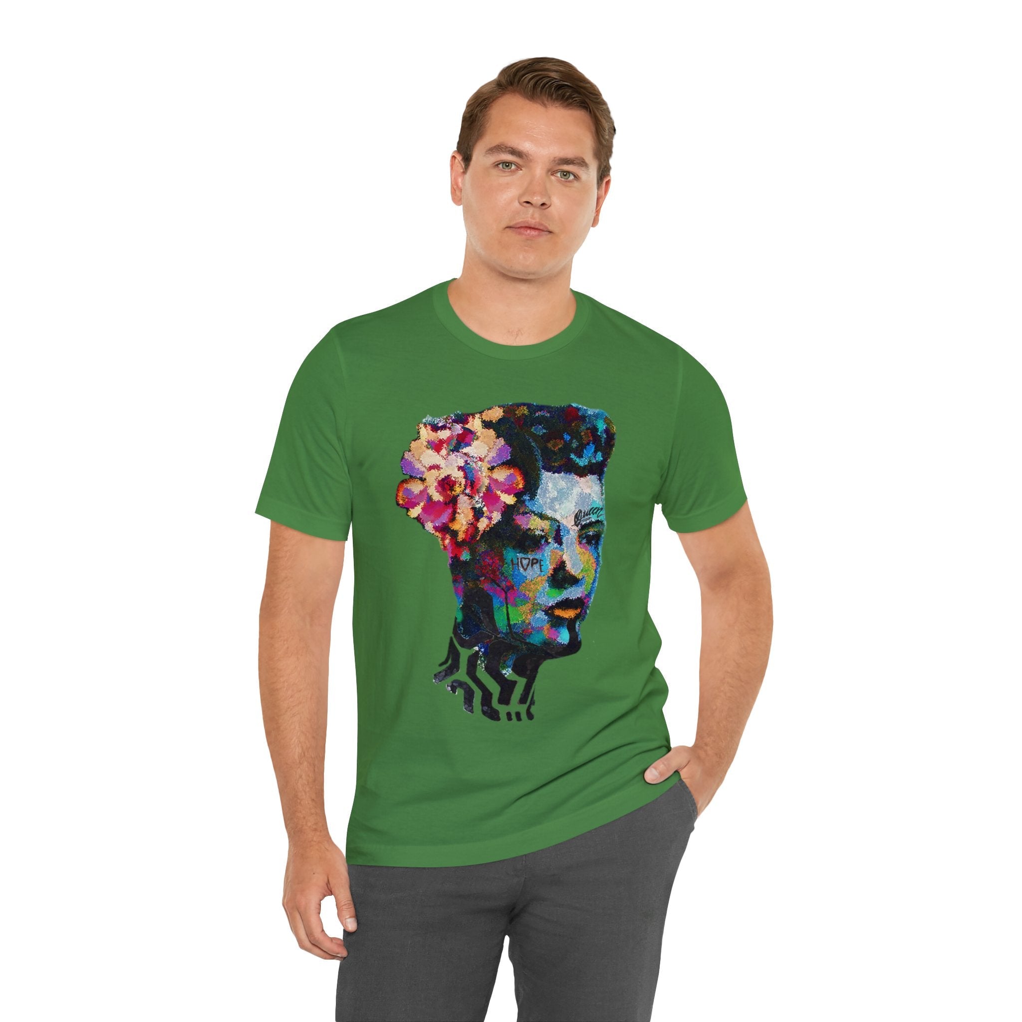 Billie Radical Unisex High End Cotton Short Sleeve Tee HUE+MAN Collective