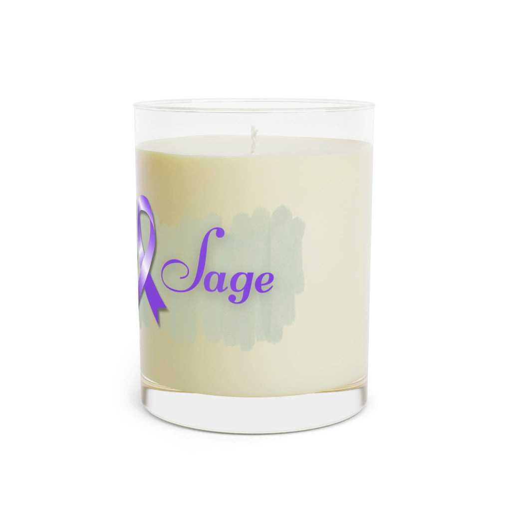 Minted Lavender & Sage Epilepsy Awareness Candle – Glass Jar