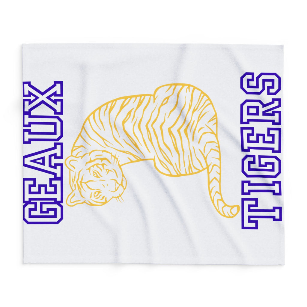 Geaux Tigers White
