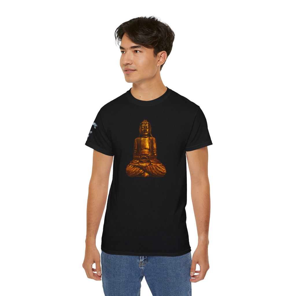Fine Art Buddha Carving Print Unisex Ultra Cotton Tee