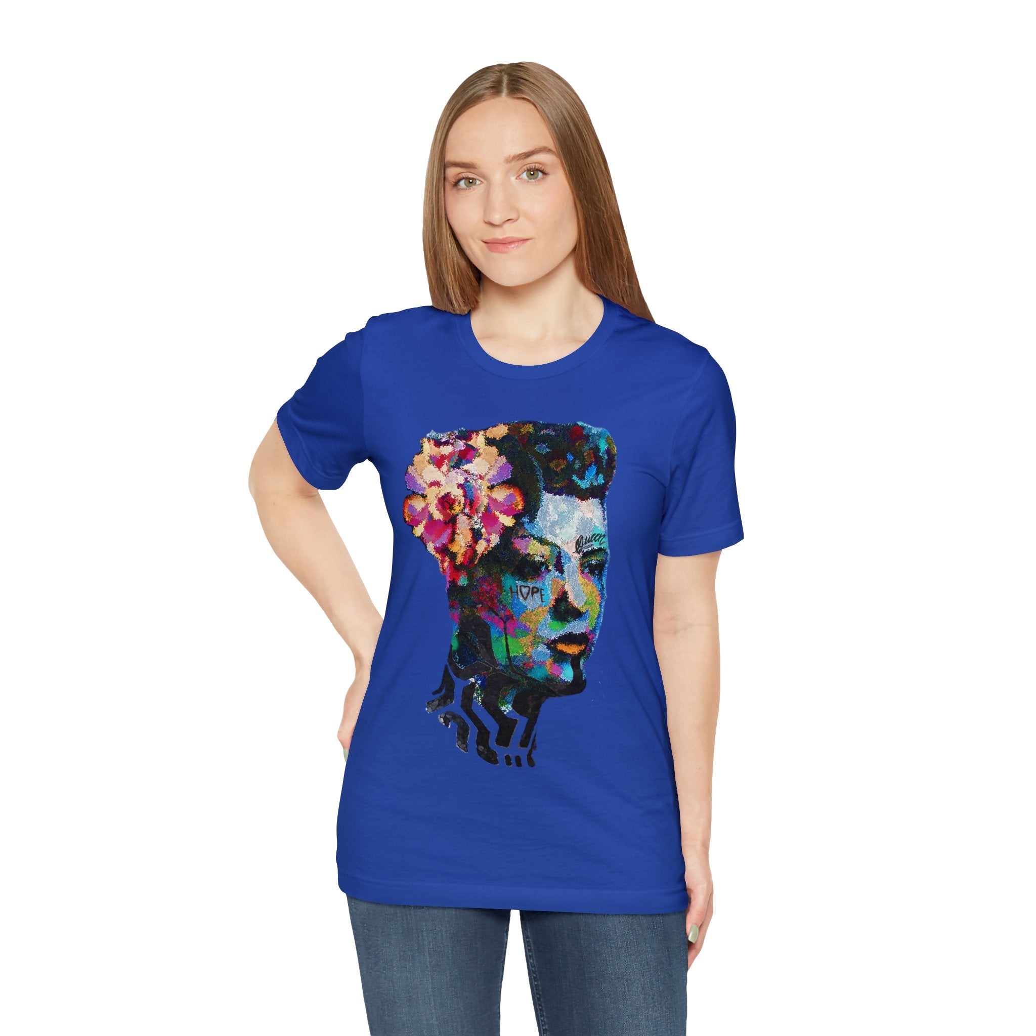 Billie Radical Unisex High End Cotton Short Sleeve Tee HUE+MAN Collective