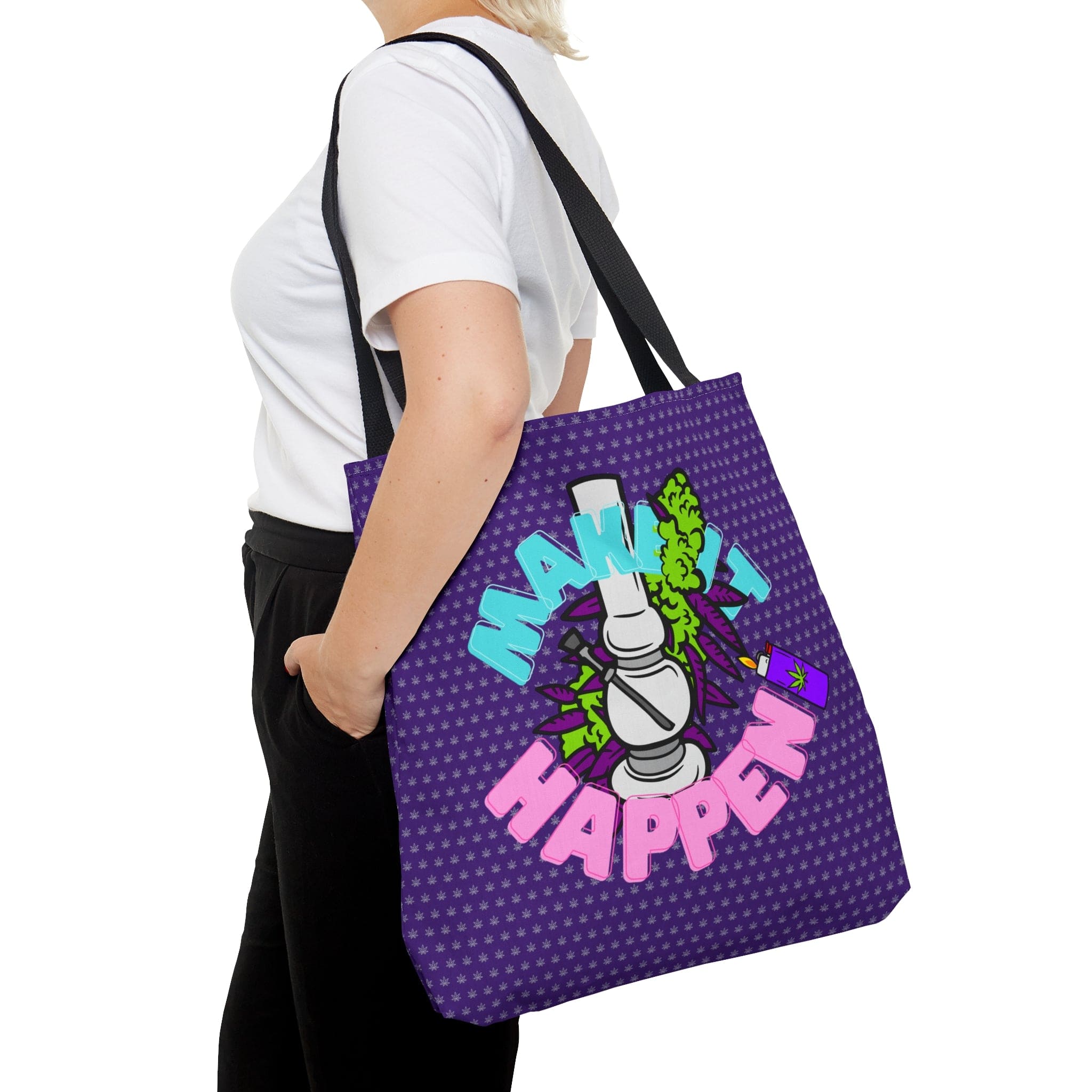 Make It Happen Cannabis Tote Bag