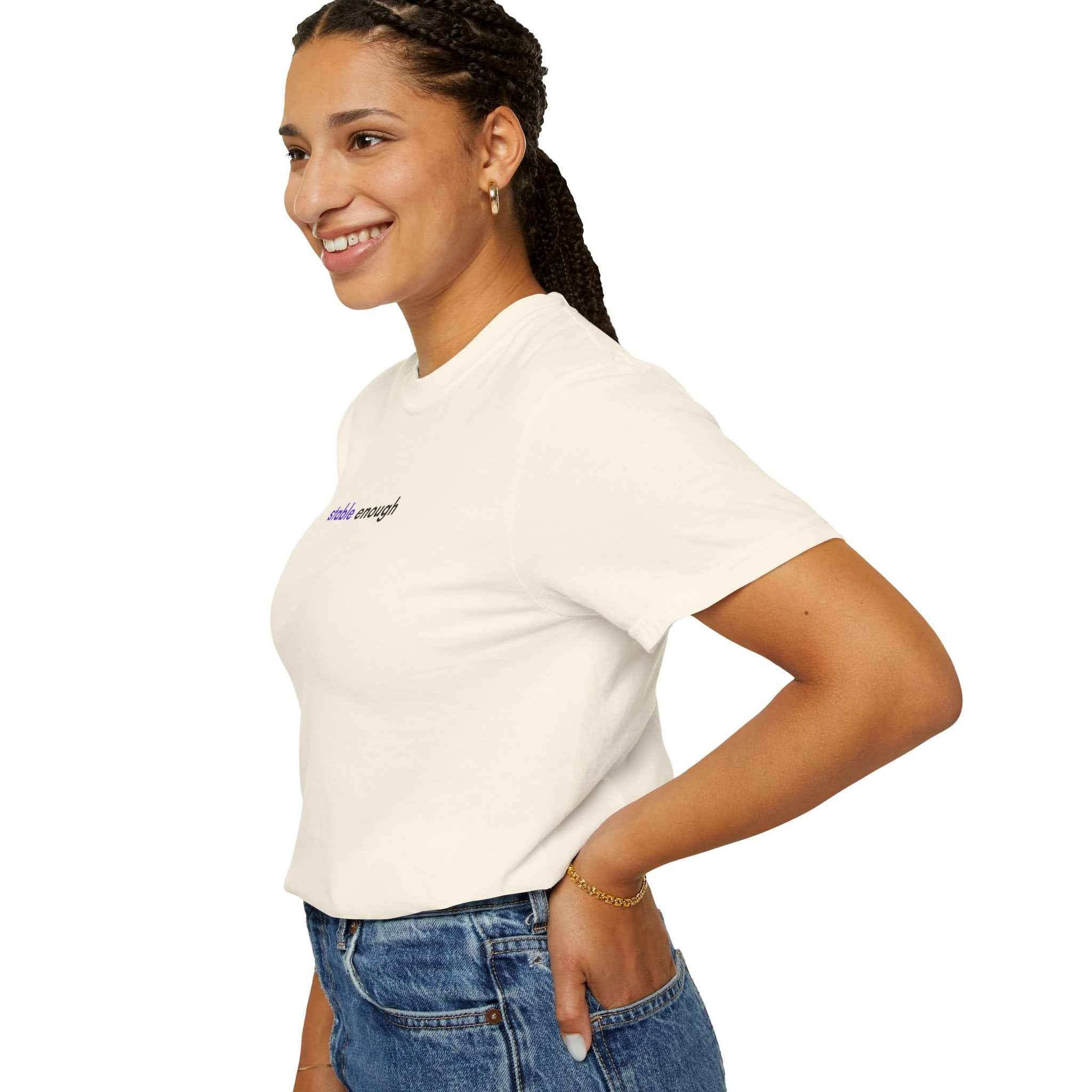 Stable Enough Epilepsy Awareness T-Shirt | Minimal Awareness Tee