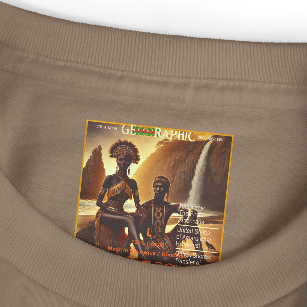 Turtle Island Amaru Khan Aborigine Unisex Garment-Dyed Heavyweight Cotton Tee
