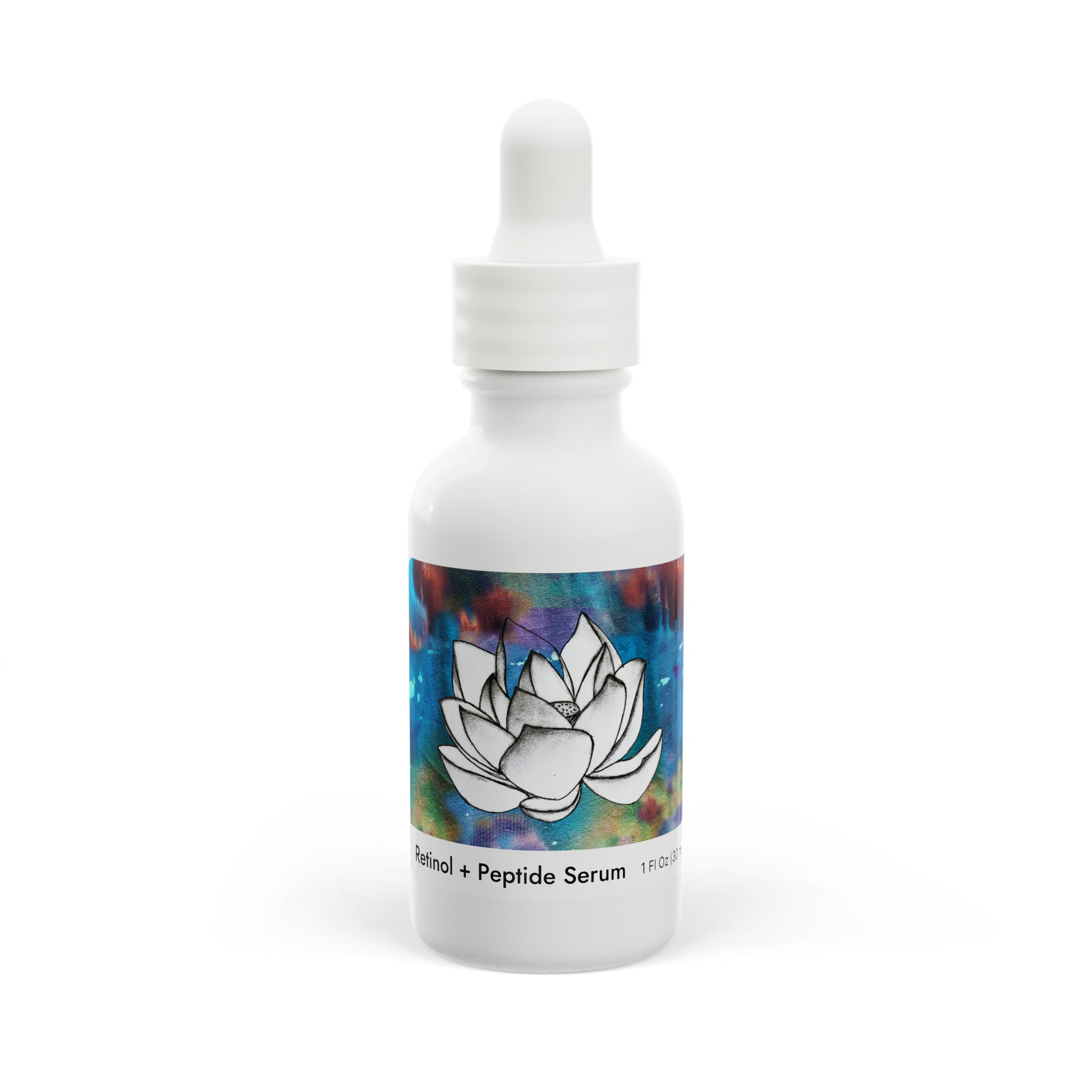 Retinol and Peptide Rejuvenating Face Serum, 1oz Lotus