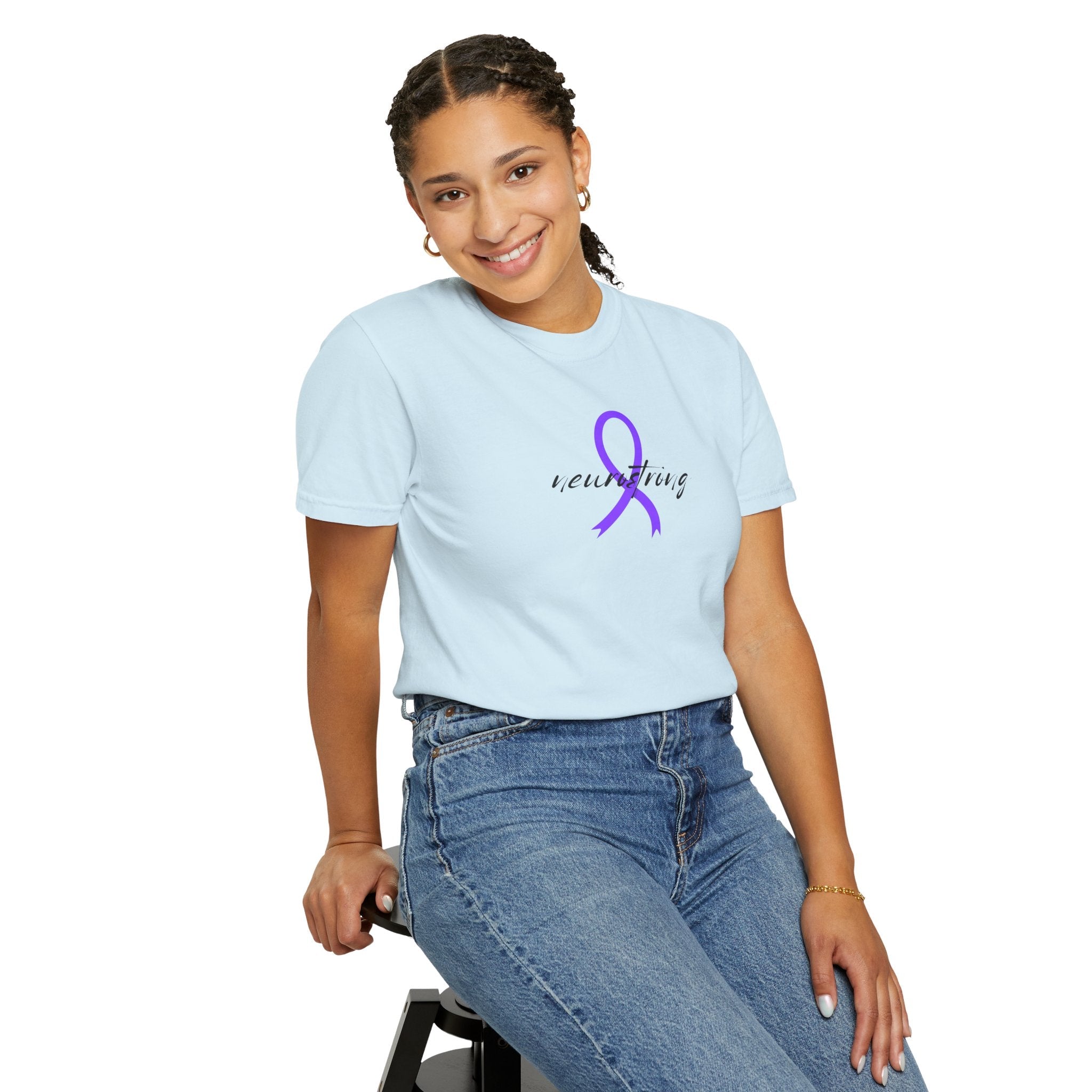 Neurostrong Epilepsy Awareness T-Shirt | Purple Ribbon Tee