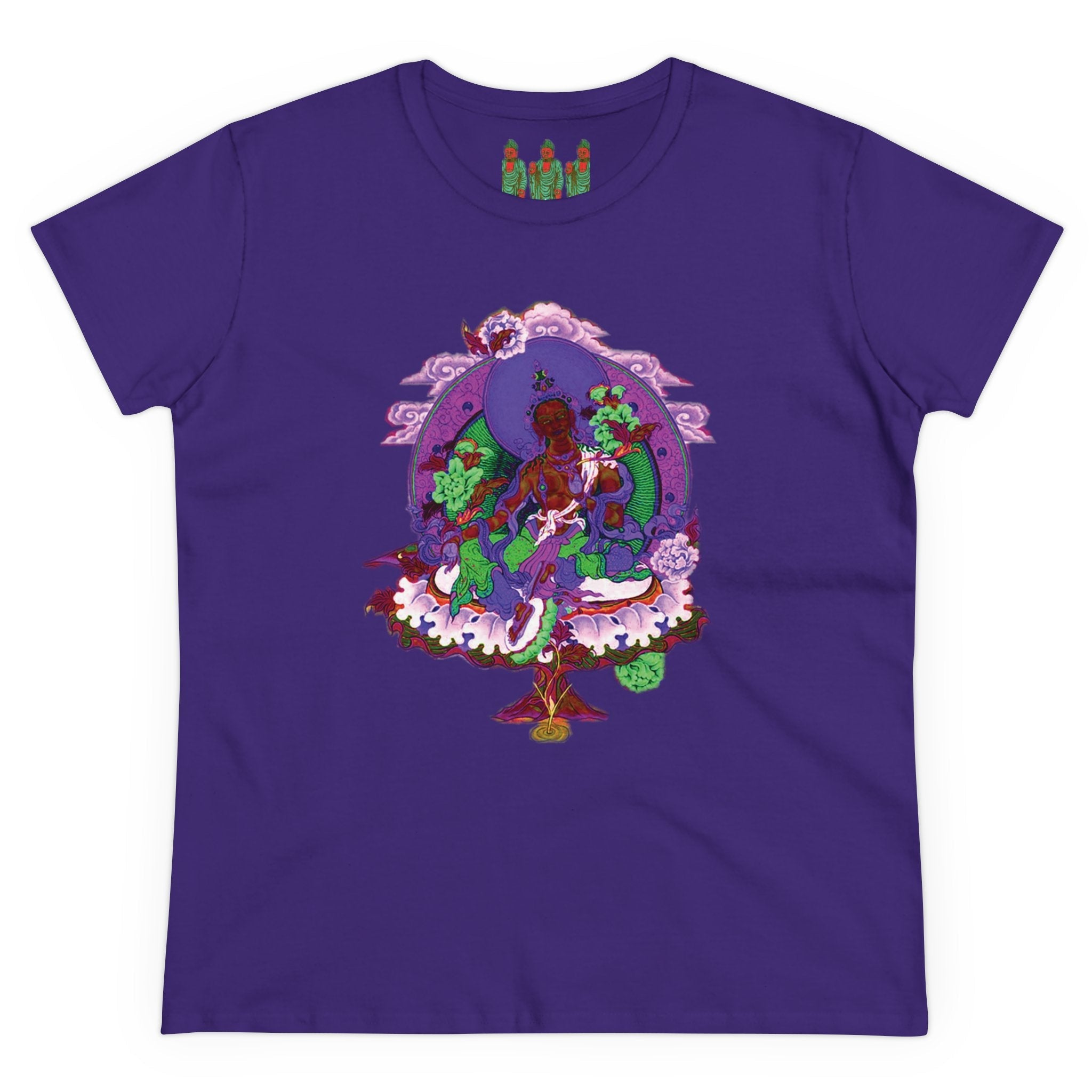 Buddha Pastel Sketch Women's Cotton Tee