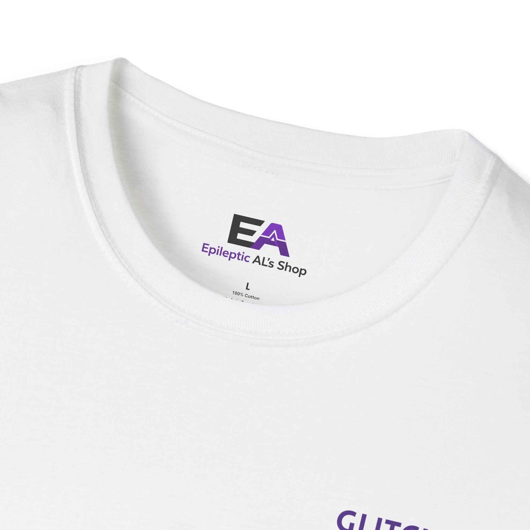 Glitch Happens Tee – Minimalist Seizure First Aid Shirt