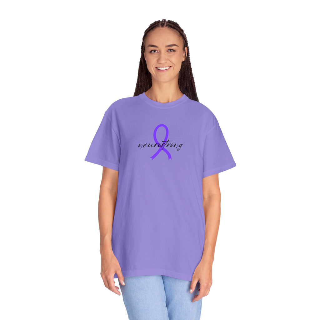 Neurostrong Epilepsy Awareness T-Shirt | Purple Ribbon Tee