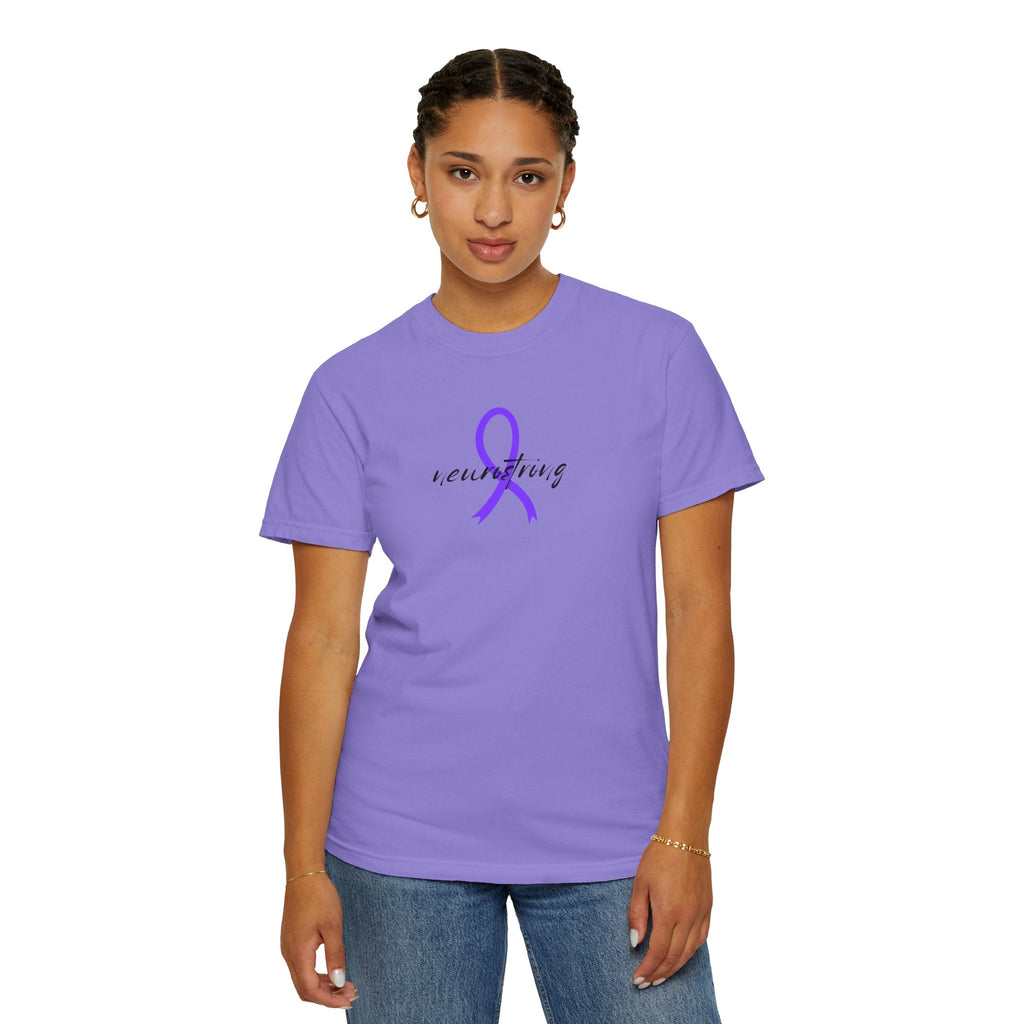 Neurostrong Epilepsy Awareness T-Shirt | Purple Ribbon Tee